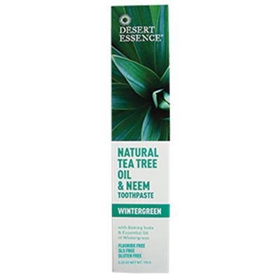 Dentifrice à l'arbre à thé et margousier goût winter green